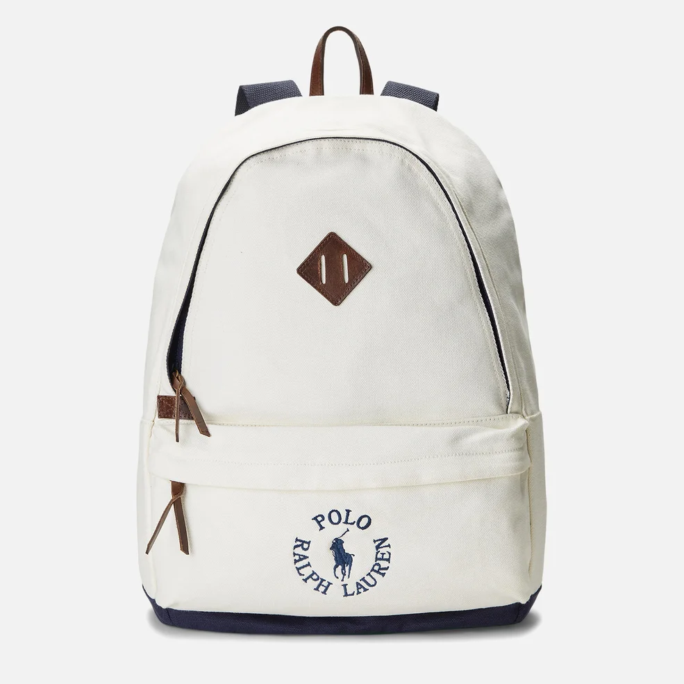 Polo Ralph Lauren Logo-Embroidered Canvas Backpack Image 1