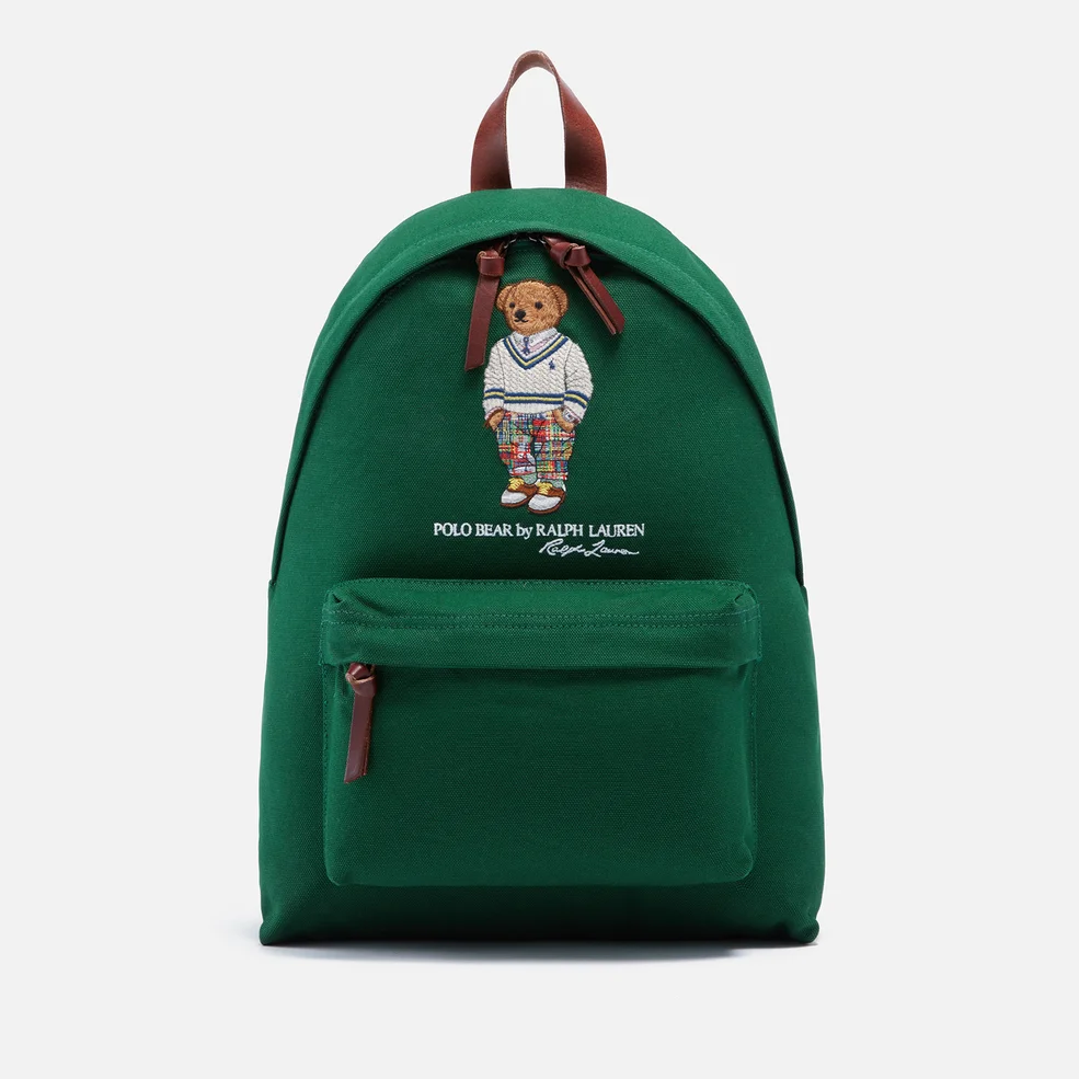 Polo Ralph Lauren Logo-Embroidered Canvas Backpack Image 1