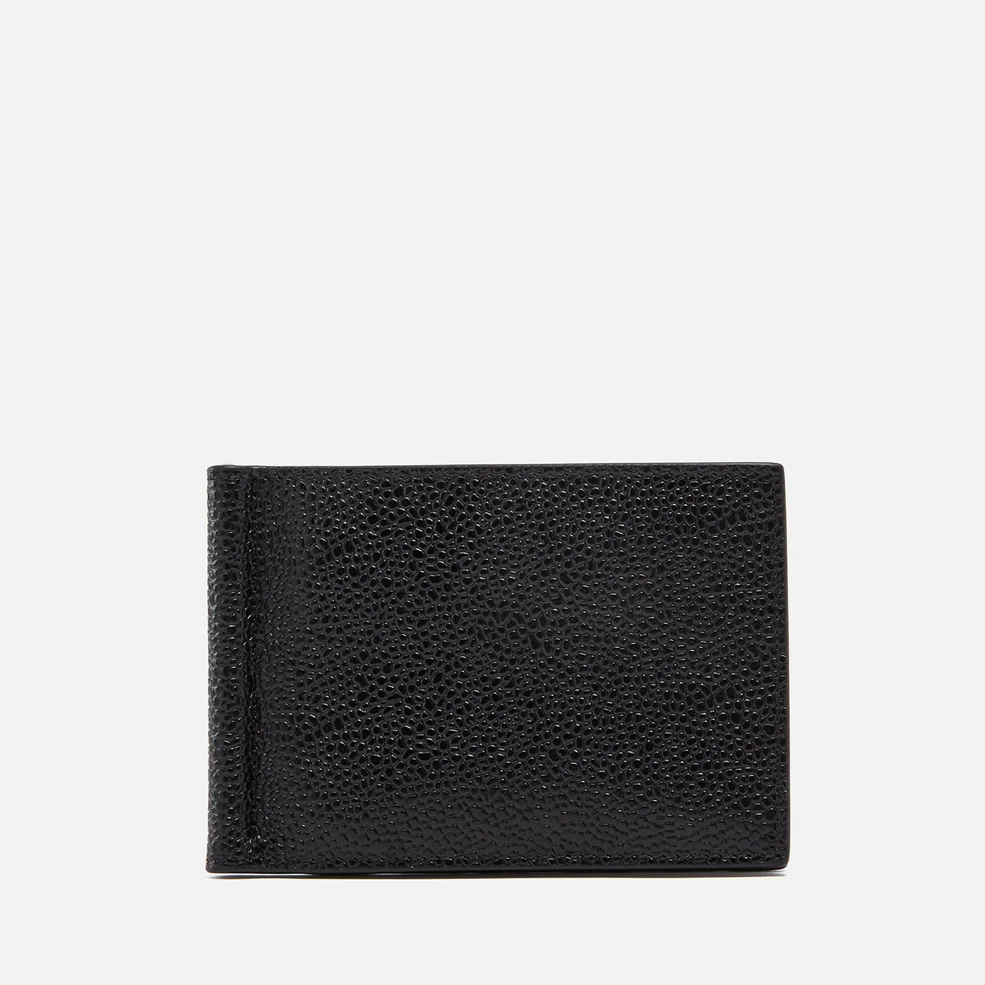 Thom Browne Leather Clip Wallet Image 1