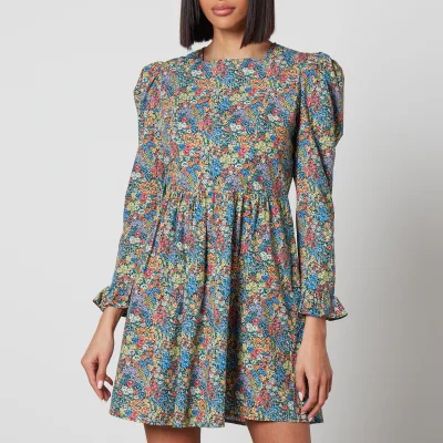 Batsheva X Laura Ashley Moylegrove Floral-Print Cotton Mini Dress