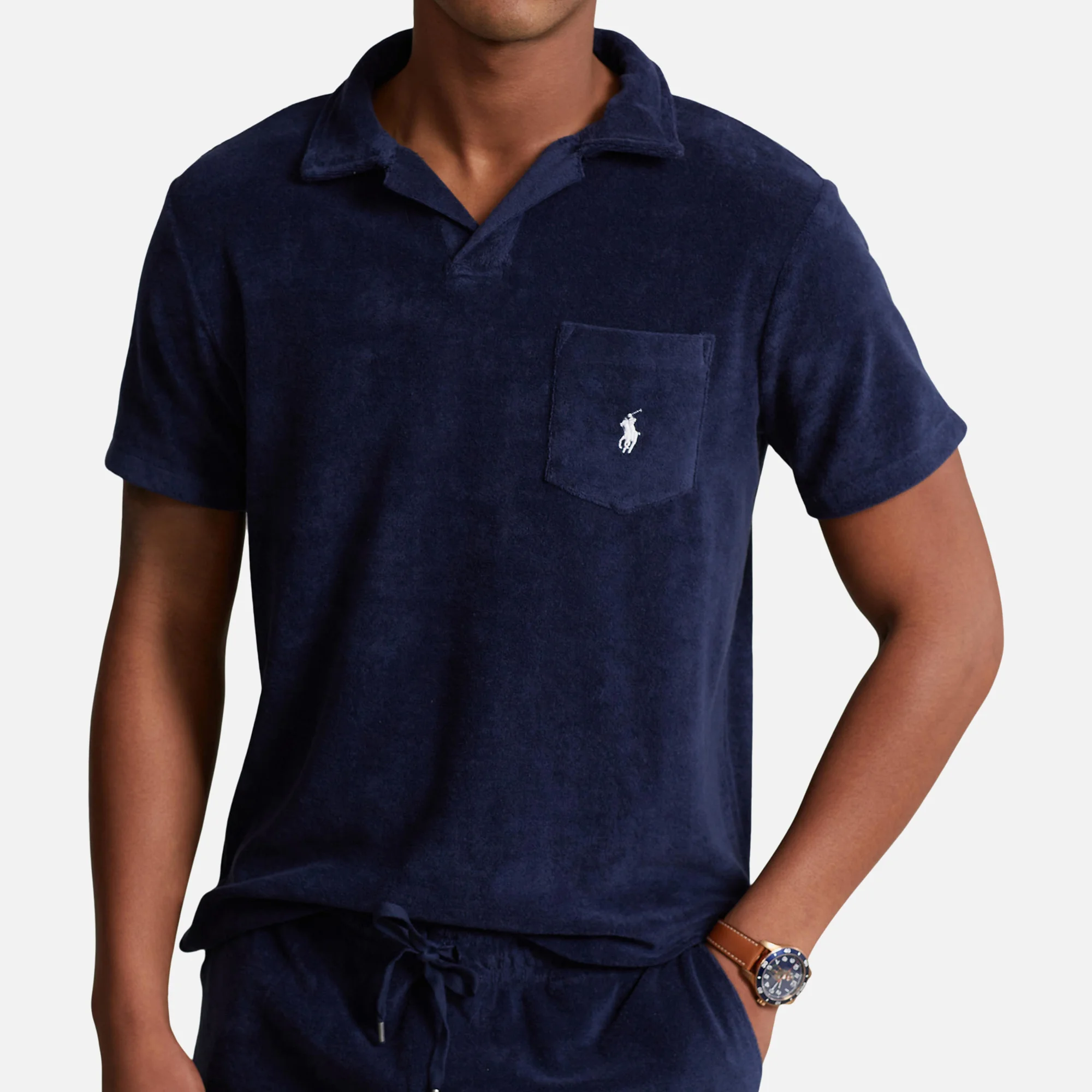 Polo Ralph Lauren Cotton-Terry Polo Shirt Image 1