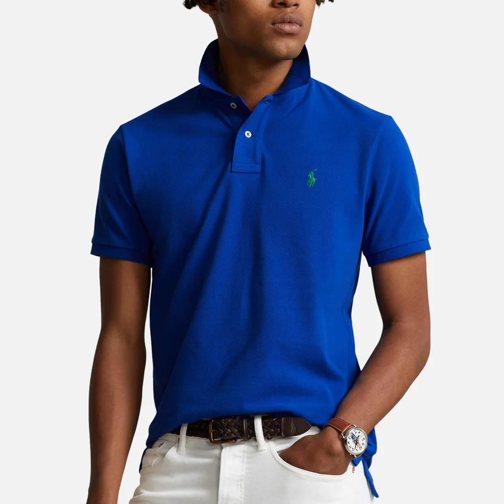 Polo Ralph Lauren Slim-Fit Cotton-Piqué Polo Shirt Image 1