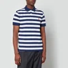 Polo Ralph Lauren Slim-Fit Striped Cotton-Piqué Polo Shirt - Image 1