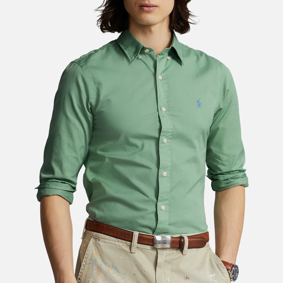 Polo Ralph Lauren Long Sleeved Cotton-Twill Shirt - S Image 1