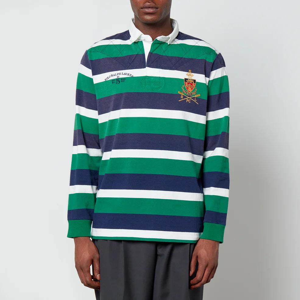 Polo Ralph Lauren Striped Cotton Rugby Top Image 1