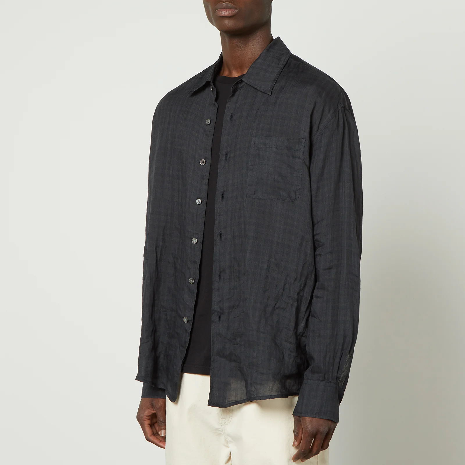 Our Legacy Checked Ramie Shirt Image 1