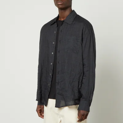 Our Legacy Checked Ramie Shirt