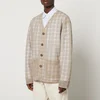 Our Legacy Checked Wool-Blend Cardigan - Image 1