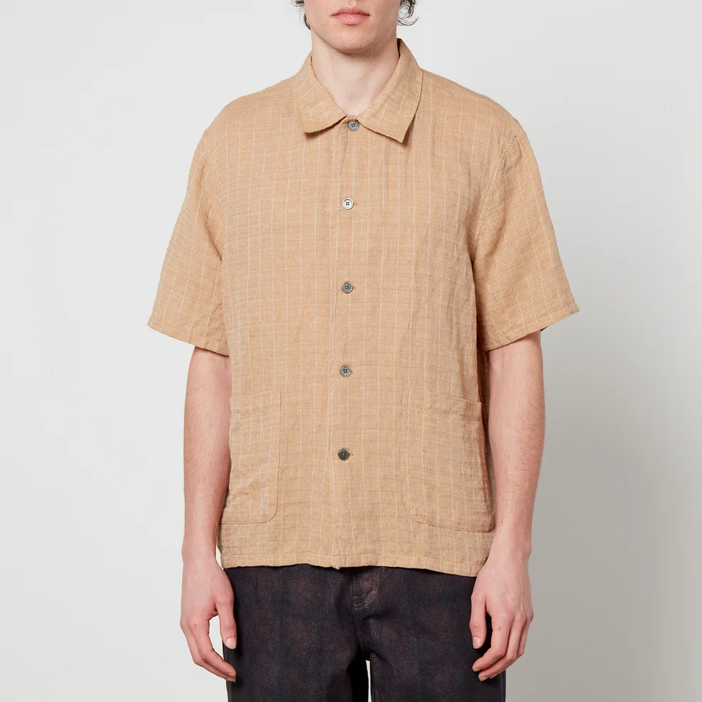 Our Legacy Striped Linen Blend Shirt Image 1