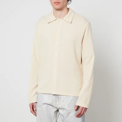 Our Legacy Isola Waffle-Knit Cotton Shirt