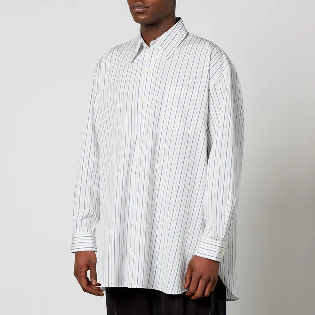 Our Legacy Striped Cotton-Poplin Shirt