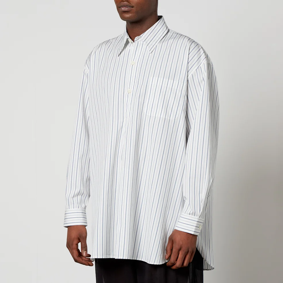 Our Legacy Striped Cotton-Poplin Shirt Image 1