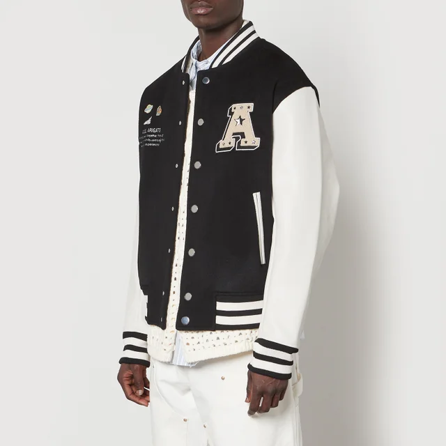 Axel Arigato Space Academy Wool-Blend Varsity Jacket