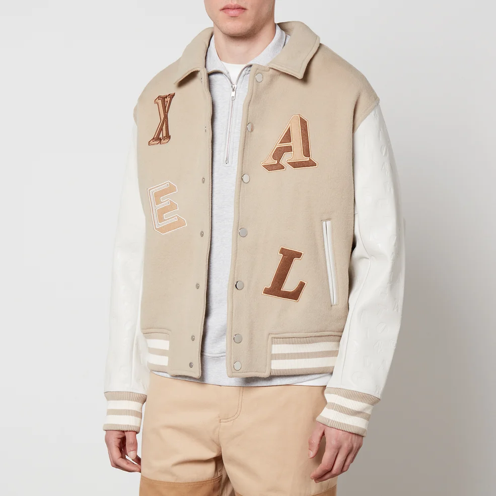 Axel Arigato Typo Appliquéd Wool Varsity Jacket Image 1