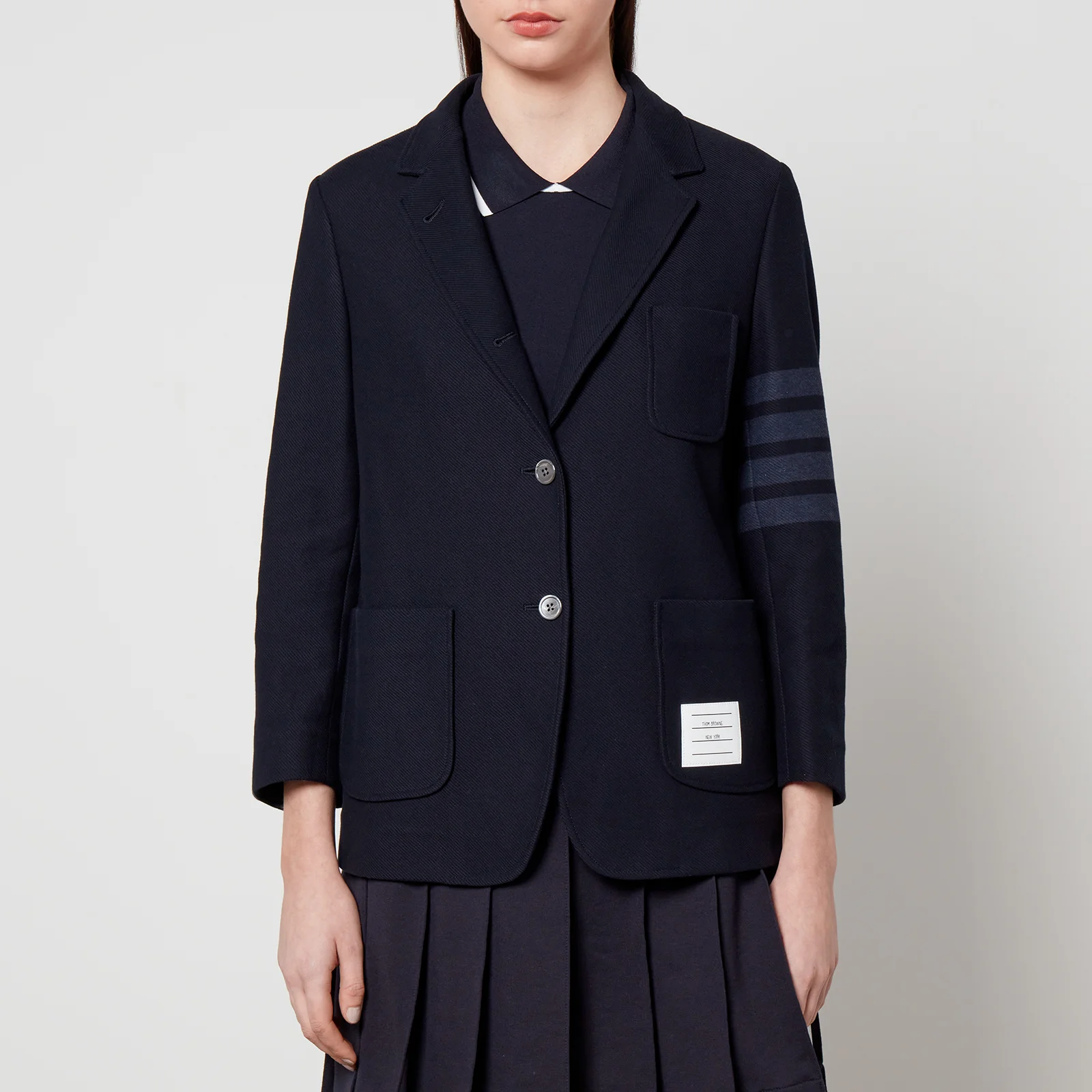 Thom Browne Double-Faced Cotton Blazer Image 1