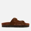 Grenson Florin Double Strap Suede Sandals - Image 1