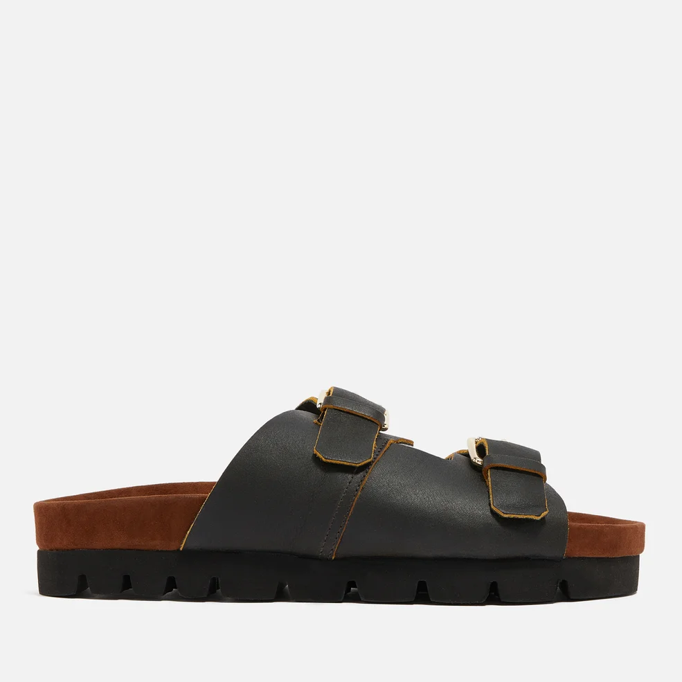 Grenson Flora Leather Double Strap Sandals Image 1