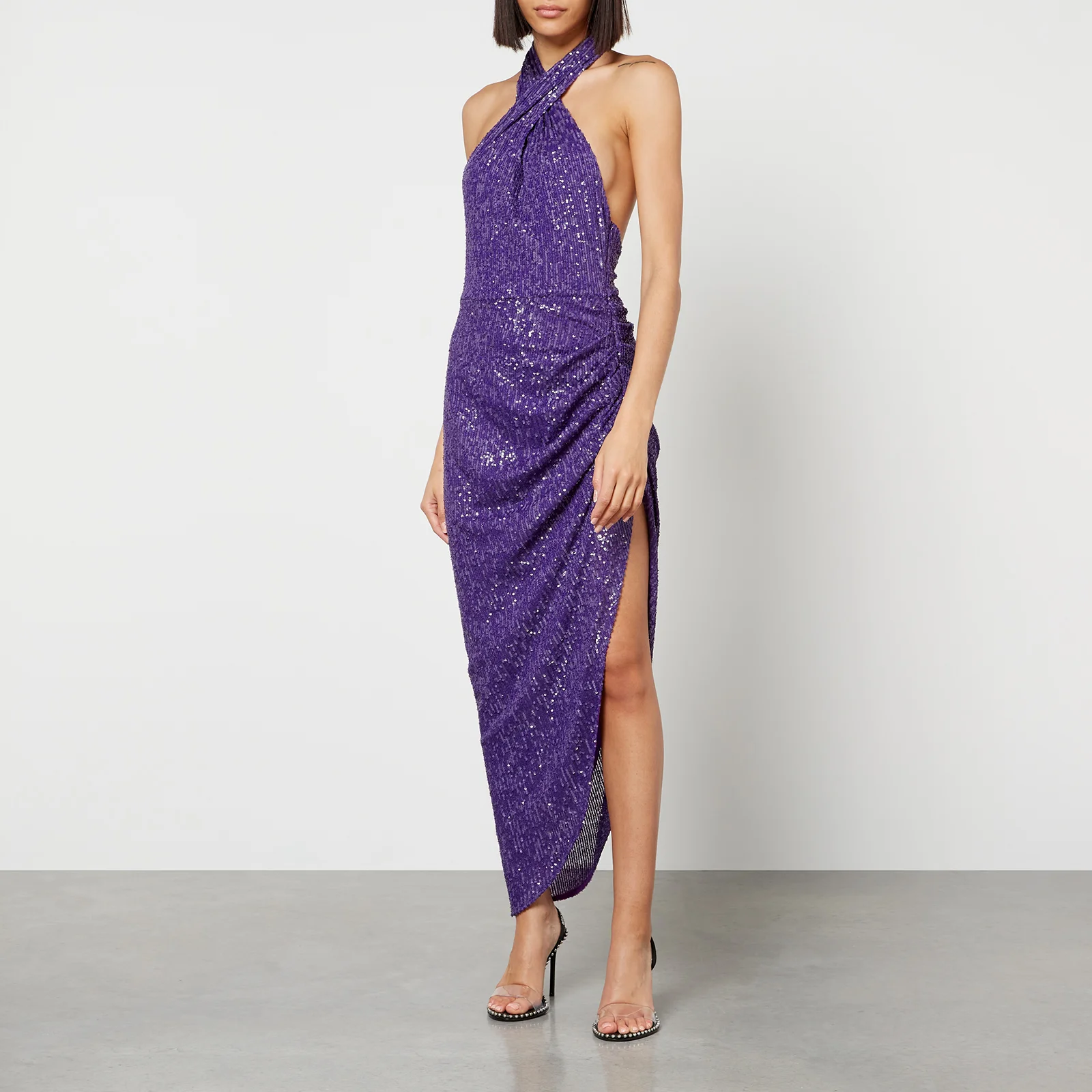 In The Mood For Love Madeleine Sequined Mesh Dress Image 1