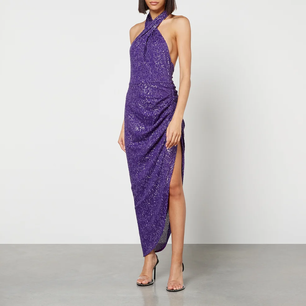 In The Mood For Love Madeleine Sequined Mesh Dress Image 1