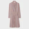 Paul Smith Striped Cotton-Poplin Dressing Gown - Image 1