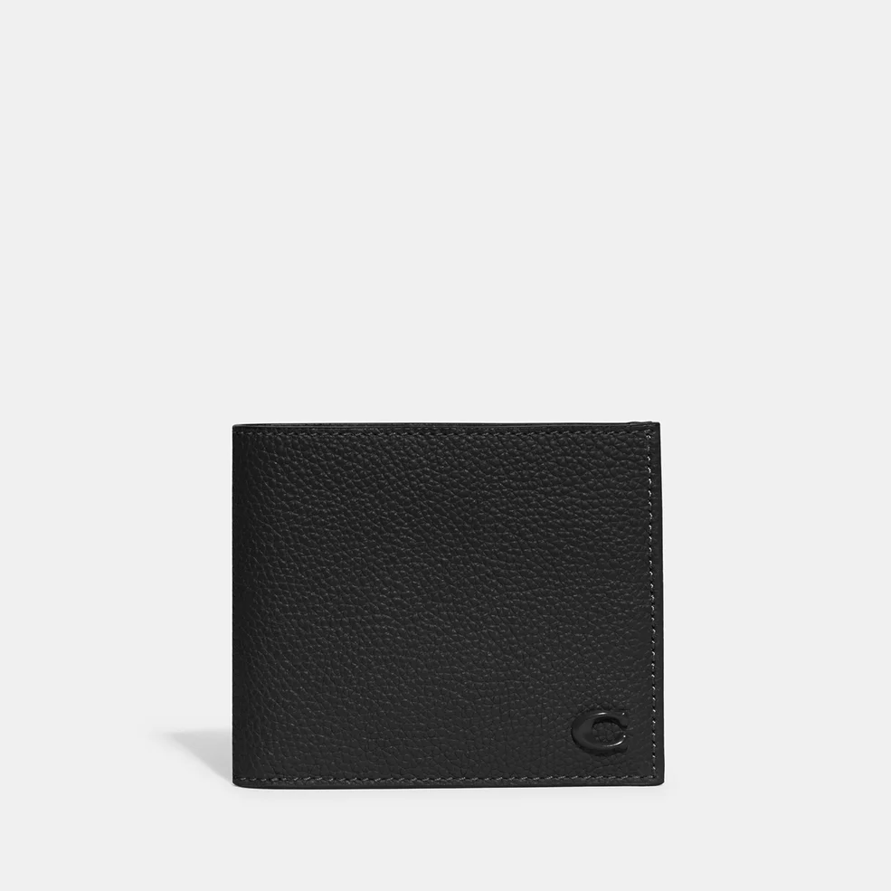 Coach Pebbled Leather Billfold Wallet Image 1