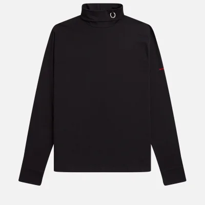 Fred Perry x Raf Simons Cotton-Blend Rollneck Jumper