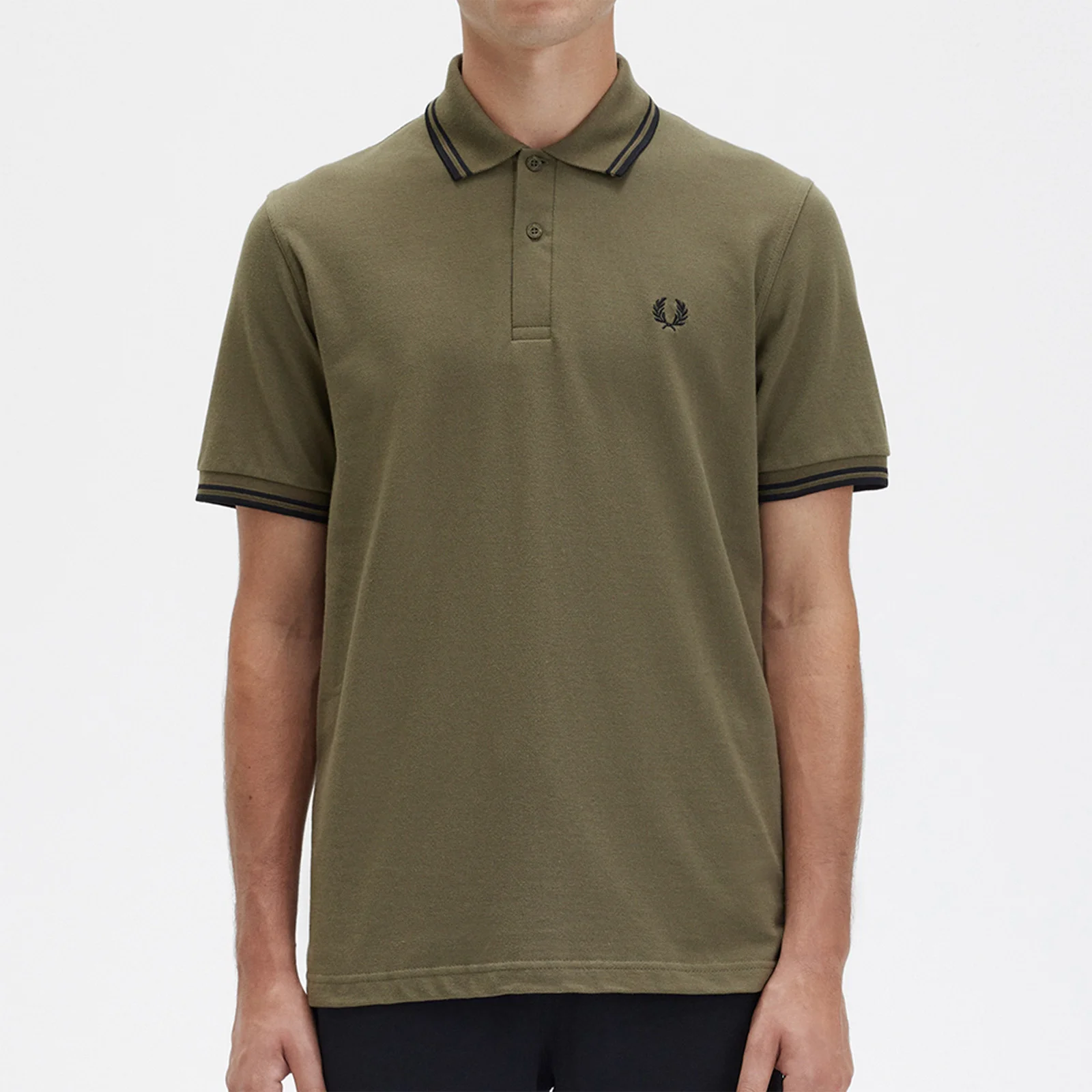 Fred Perry Made in England Tipped Cotton-Piqué Polo Shirt Image 1