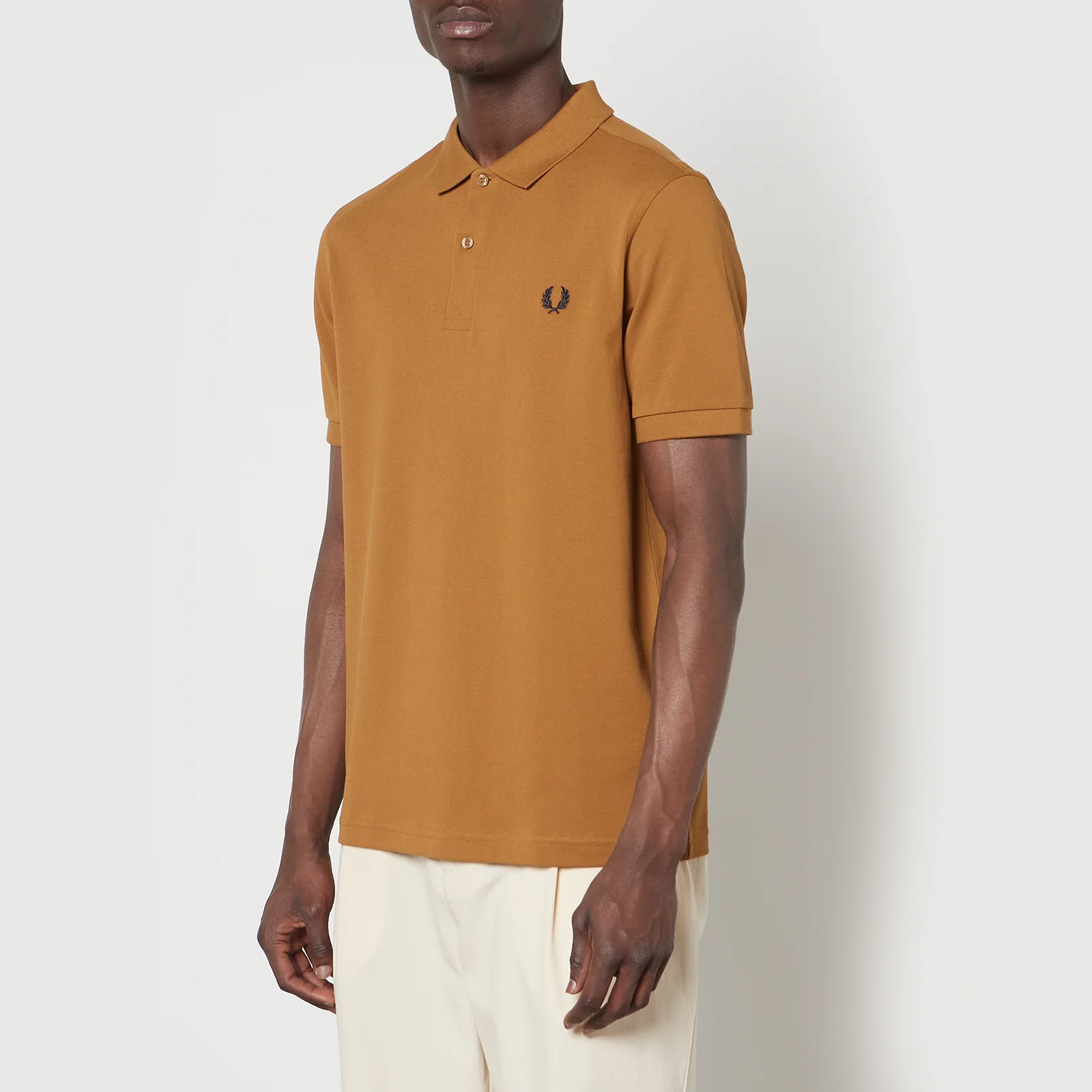 Fred Perry Logo-Embroidered Cotton-Piqué Polo Shirt Image 1