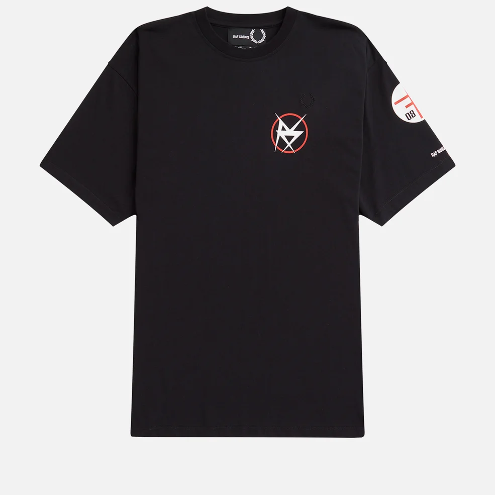 Fred Perry x Raf Simons Printed Cotton-Jersey T-Shirt Image 1