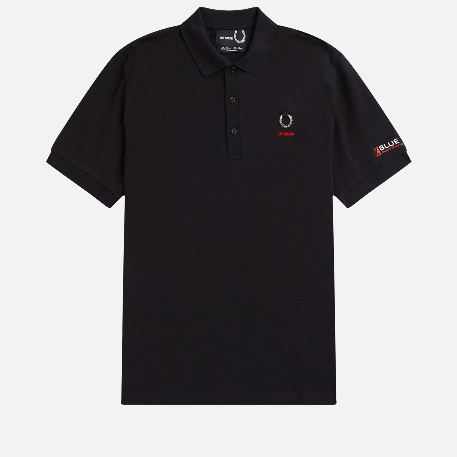 Fred Perry x Raf Simons Embroidered Cotton-Piqué Polo Shirt Image 1