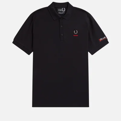 Fred Perry x Raf Simons Embroidered Cotton-Piqué Polo Shirt