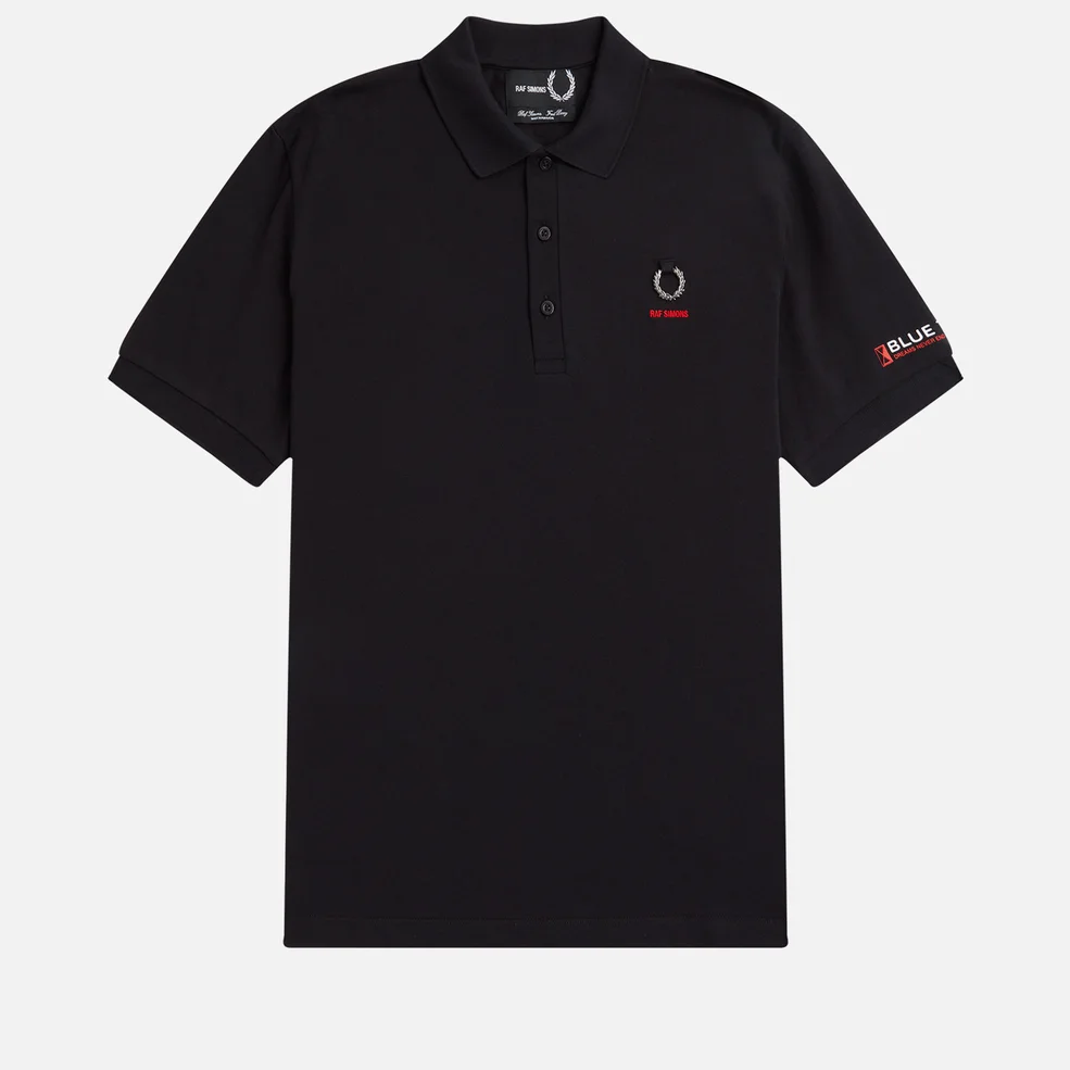 Fred Perry x Raf Simons Embroidered Cotton-Piqué Polo Shirt Image 1