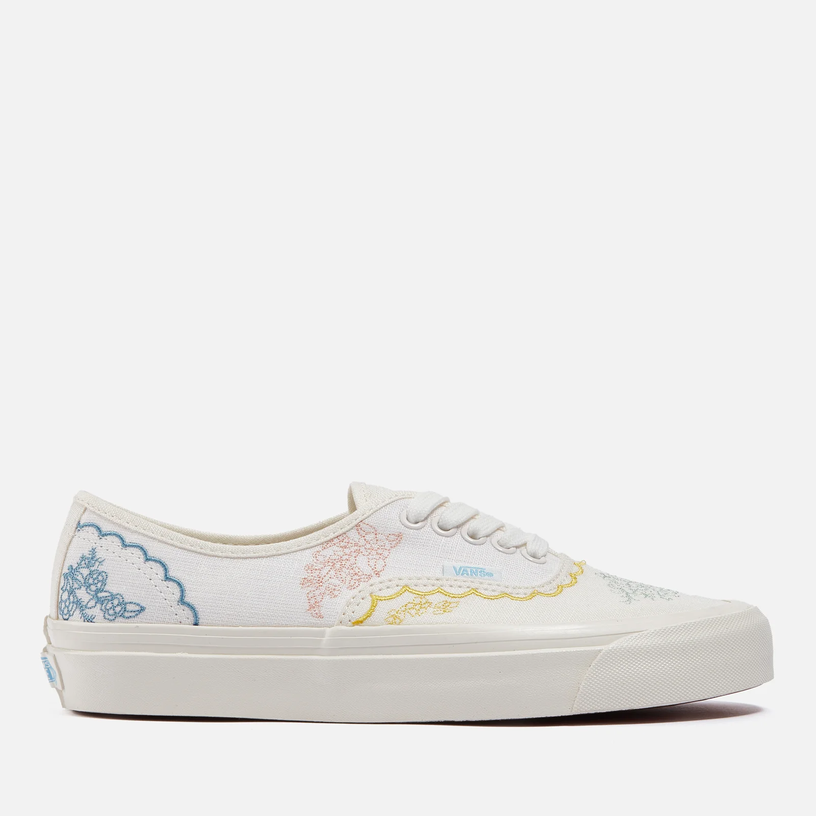 Vans Women's Blossom Authentic Floral-Embroidered Linen Trainers Image 1