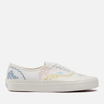 Vans Women's Blossom Authentic Floral-Embroidered Linen Trainers