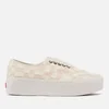 Vans Woven Check Authentic Stackform Faux Suede Trainers - Image 1