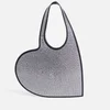 Coperni Mini Heart Crystal-Embellished Leather Tote Bag - Image 1