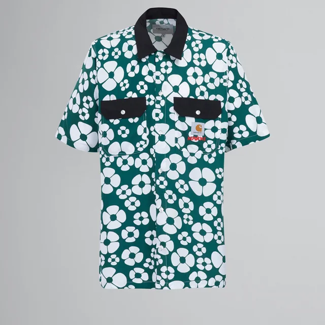 Marni X Carhartt Floral-Printed Poplin Shirt
