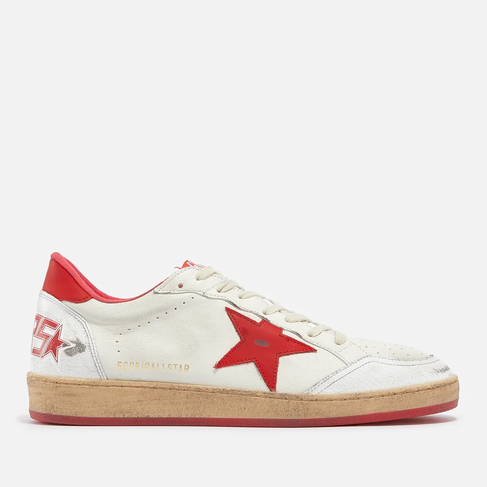 Golden Goose Men's Ball Star Leather Trainers - UK 7 Image 1