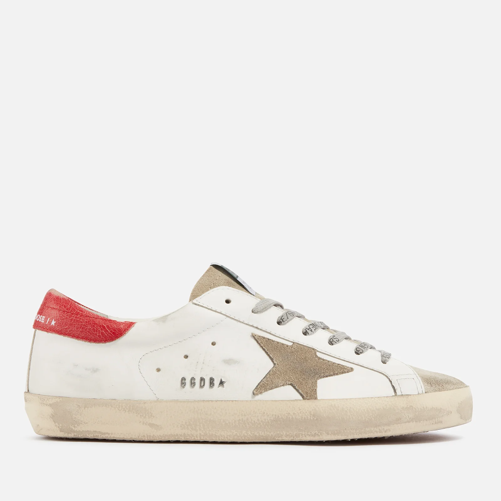 Golden Goose Men's Superstar Leather and Suede Trainers - UK 7 Image 1