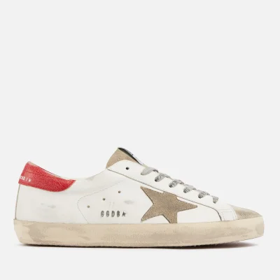 Golden Goose Men's Superstar Leather and Suede Trainers - UK 7