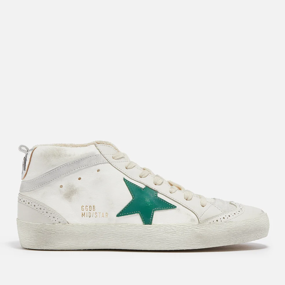 Golden Goose Women's Mid Star Leather and Suede Trainers Image 1