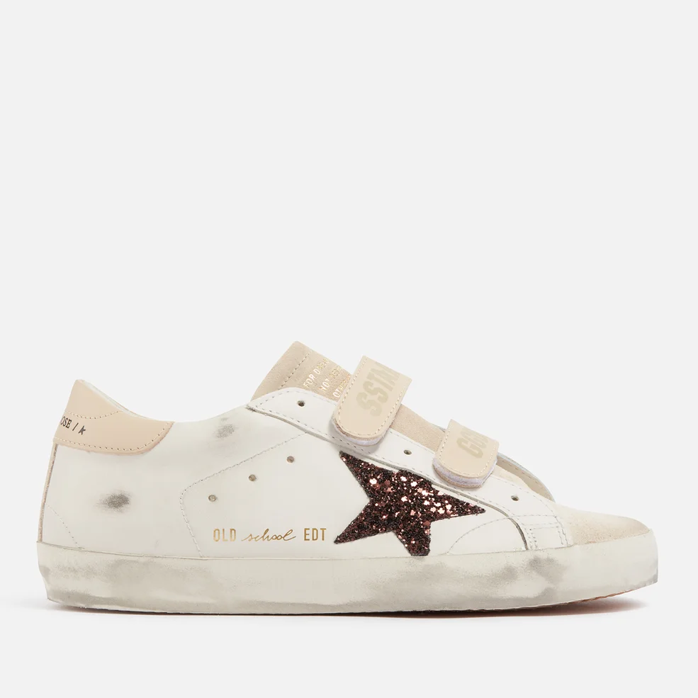 Golden Goose Women's Old School Leather and Suede Trainers Image 1