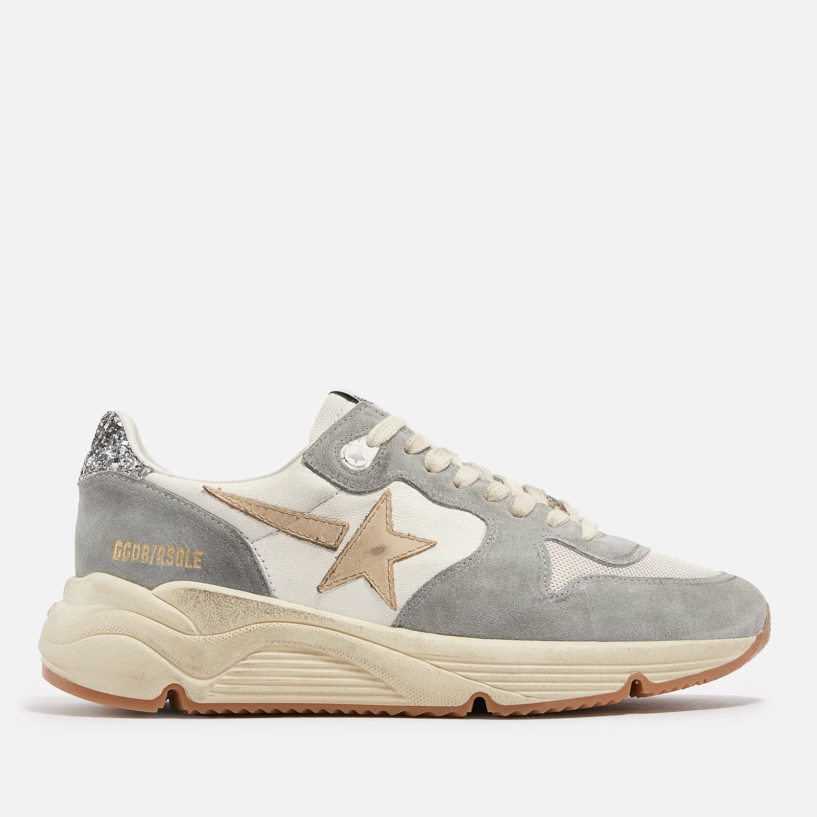 Golden Goose Women's Running Sole Suede and Mesh Trainers Image 1