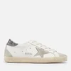 Golden Goose Women's Superstar Glitter Leather and Suede Trainers - Image 1