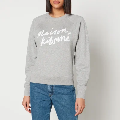 Maison Kitsuné Handwriting Cotton-Jersey Sweatshirt - XS