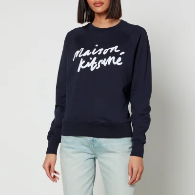 Maison Kitsuné Handwriting Cotton-Jersey Sweatshirt - XS