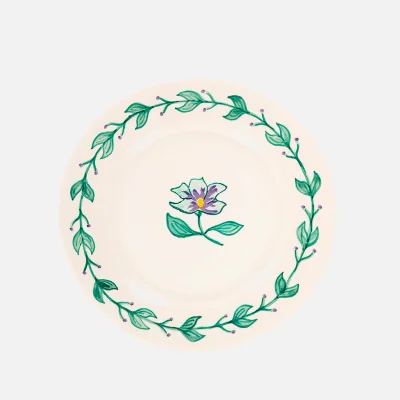 anna + nina Hibiscus Breakfast Plate
