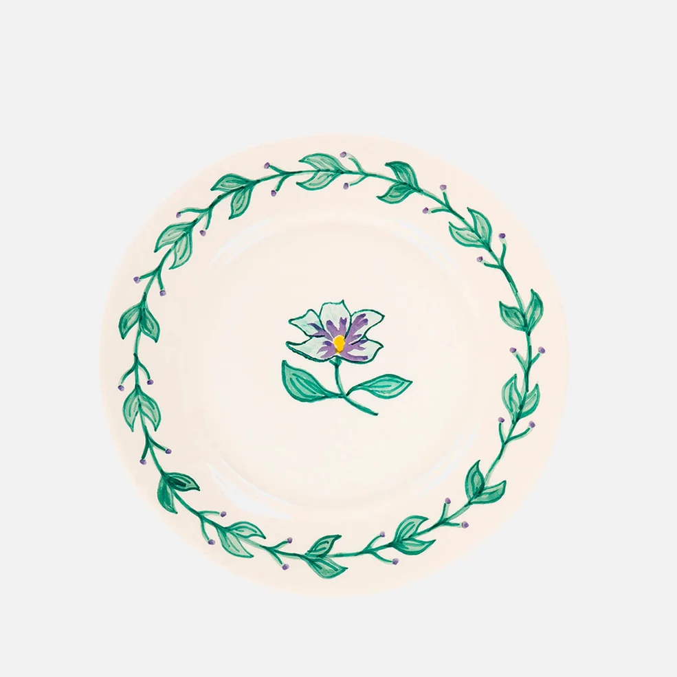 anna + nina Hibiscus Breakfast Plate Image 1