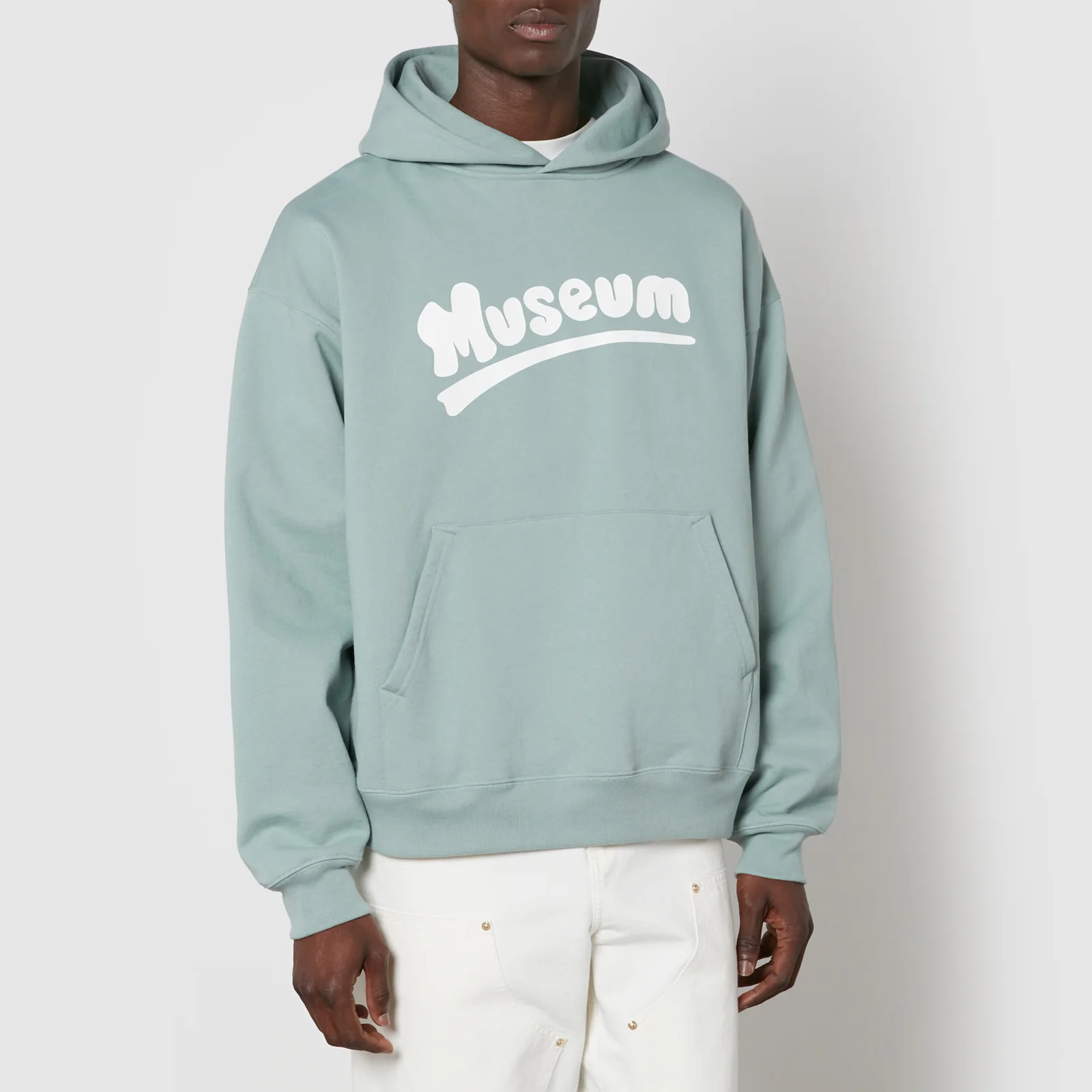 Museum of Peace and Quiet Bubble Cotton-Jersey Hoodie Image 1
