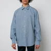 Maison Margiela Linen-Blend Seersucker Shirt - Image 1